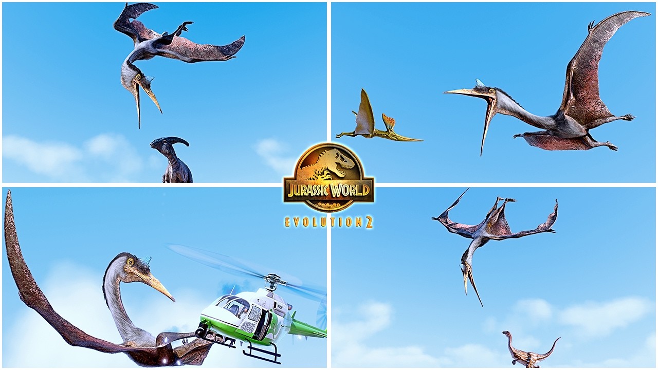 Quetzalcoatlus All Perfect Animations 🦖 Jurassic World Evolution 2 Dominion Dinosaur DLC Pack