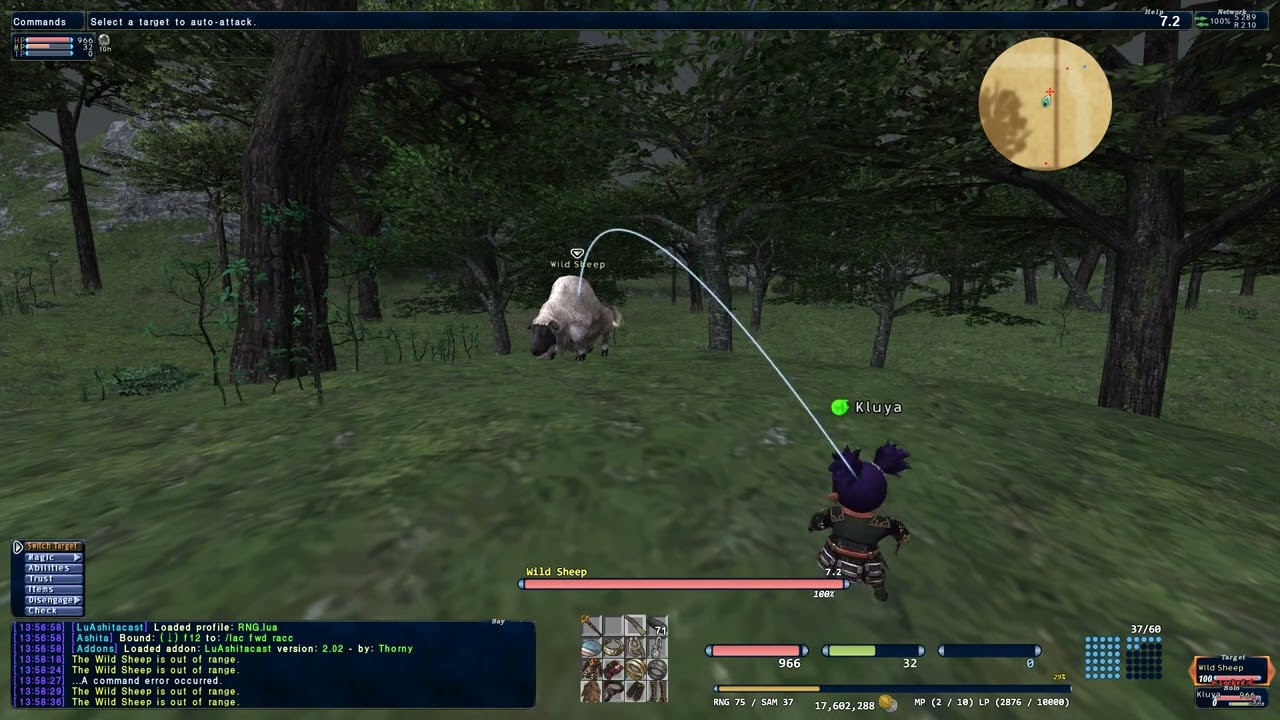 Horizon Final Fantasy XI - (Lua)shitacast Addon Basics