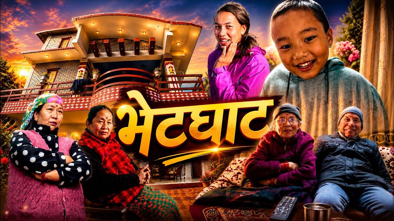 Sarangkot Ram Broko Gharni Pugiyo | Vetghat Phupu,Pusai &  Mama,Maiju