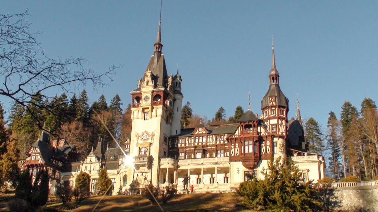Castelul Peles exterior si interior cu ghid - (Peles Castle, Transilvania, Romania)