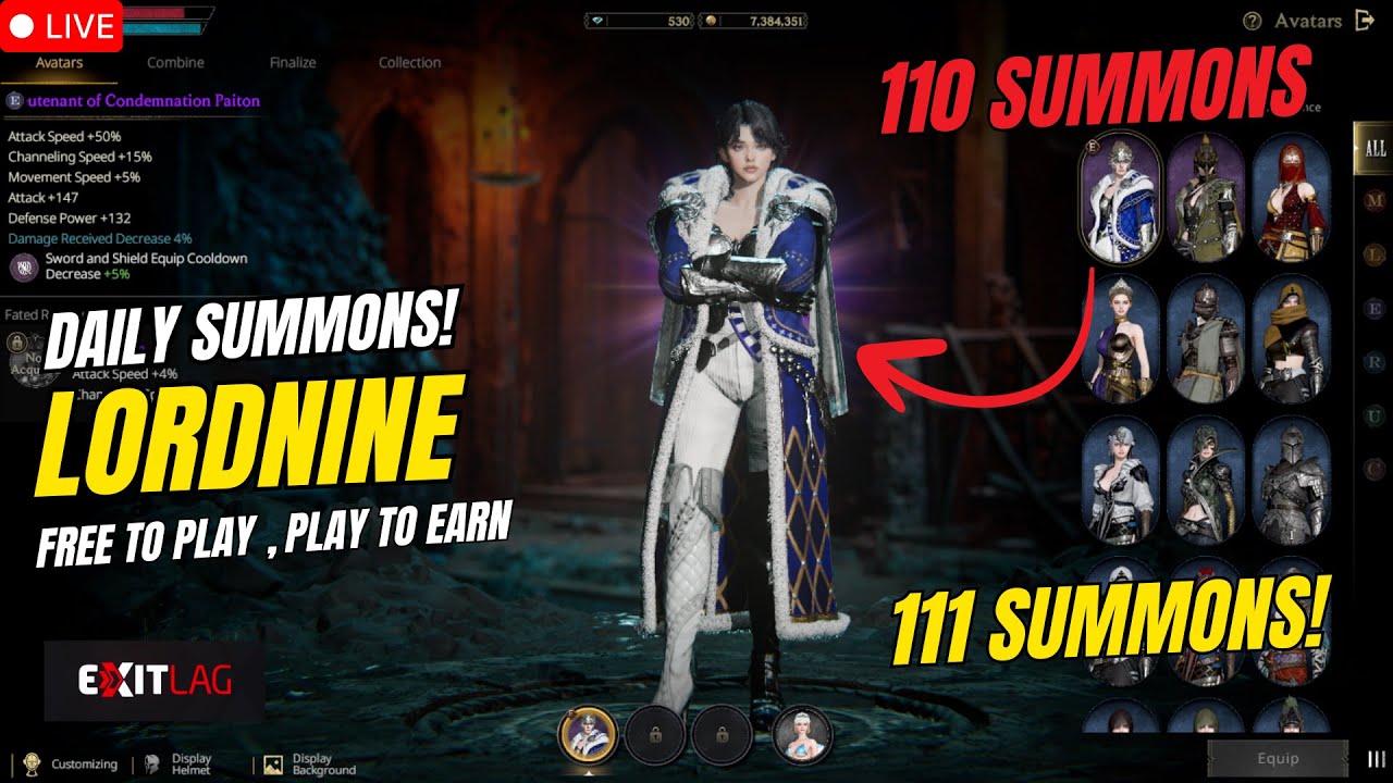 Lordnine : Infinite Class  | 110 Summons! ( Tagalog )