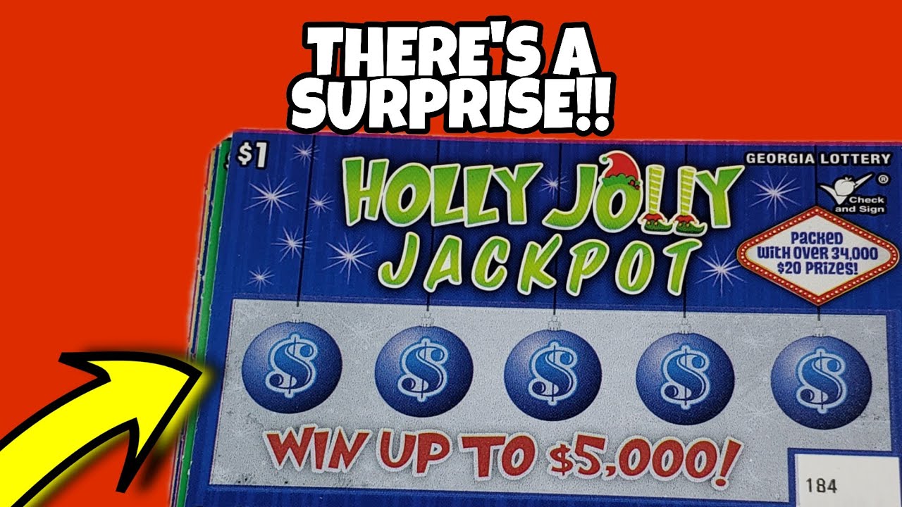 PROFIT🤑 $1 Holly Jolly JACKPOT - GEORGIA LOTTERY SCRATCH OFF TICKETS