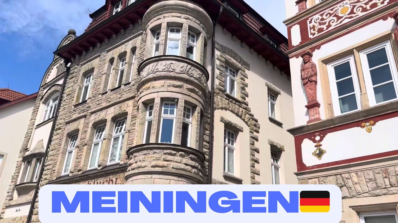 4K Walking 🇩🇪, Meiningen, Germany