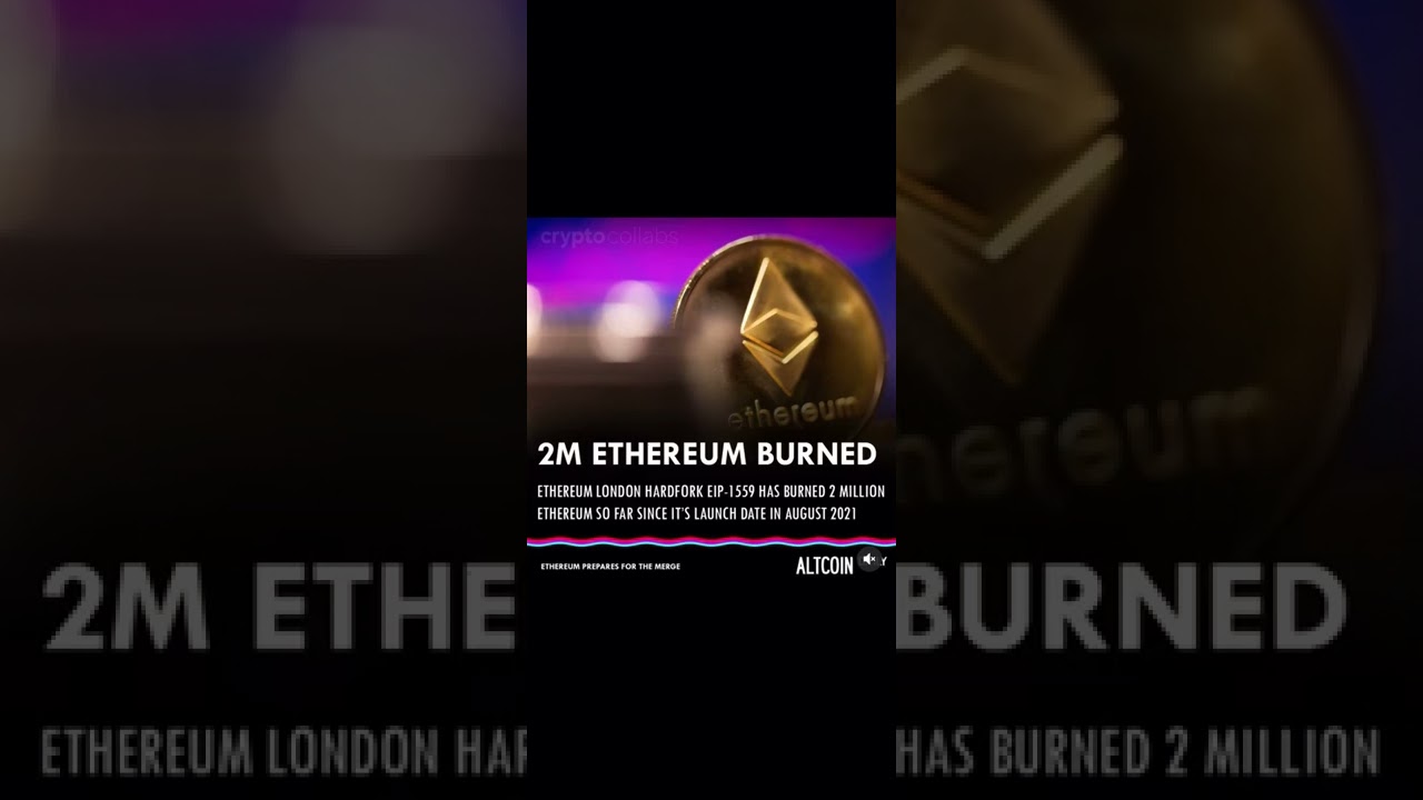 2 million Ethereum ETH has been burned #ethereum #eth #crypto #altcoin #future #burn #supply