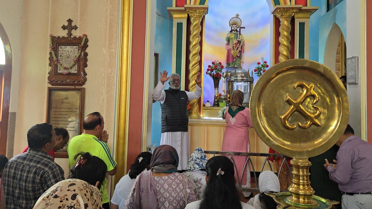 Portion of the Cross cut by farmer woman @ kokkamangalam