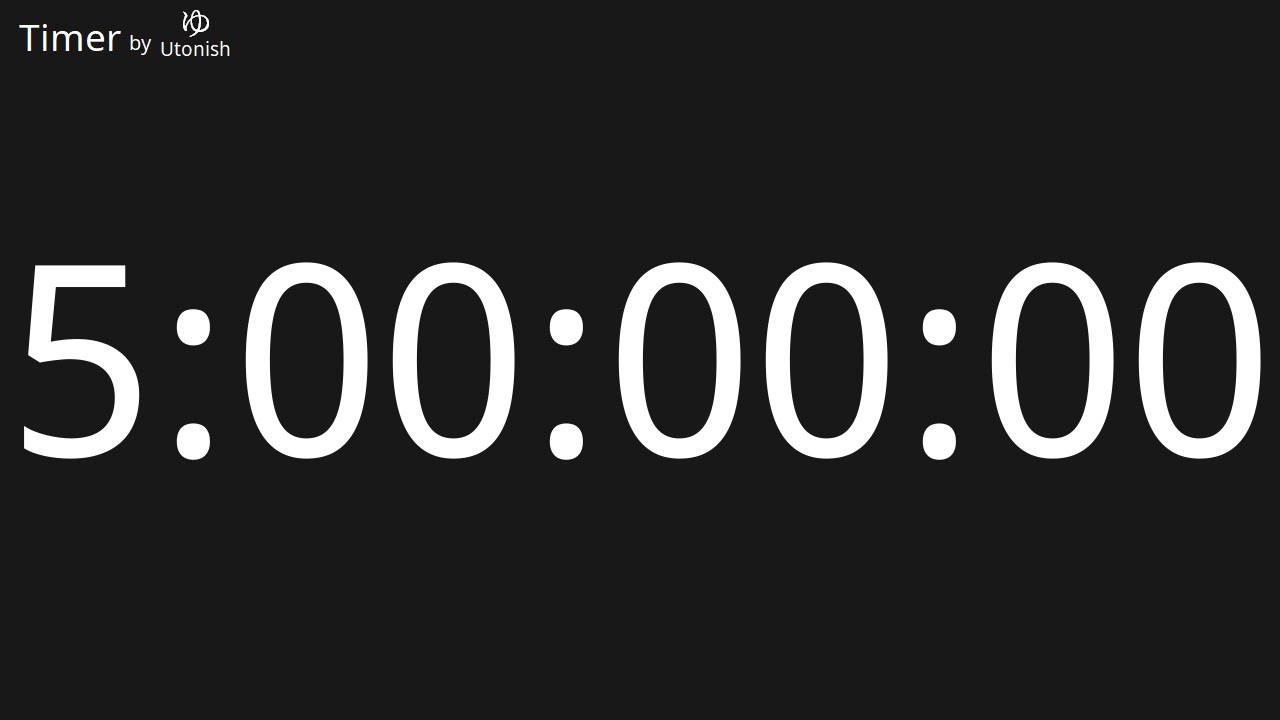 5 Day Countdown Timer