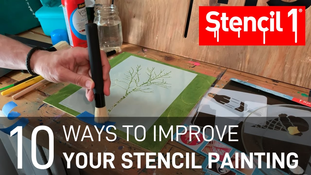10 Ways to improve your stencil painting