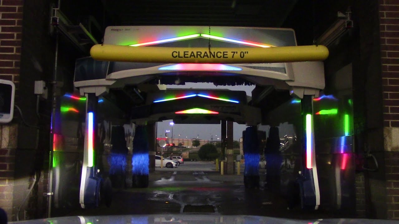 CW 12 | Night wash! PDQ Tandem Surfline | Soapies Car Wash | Longview, TX Wal St.