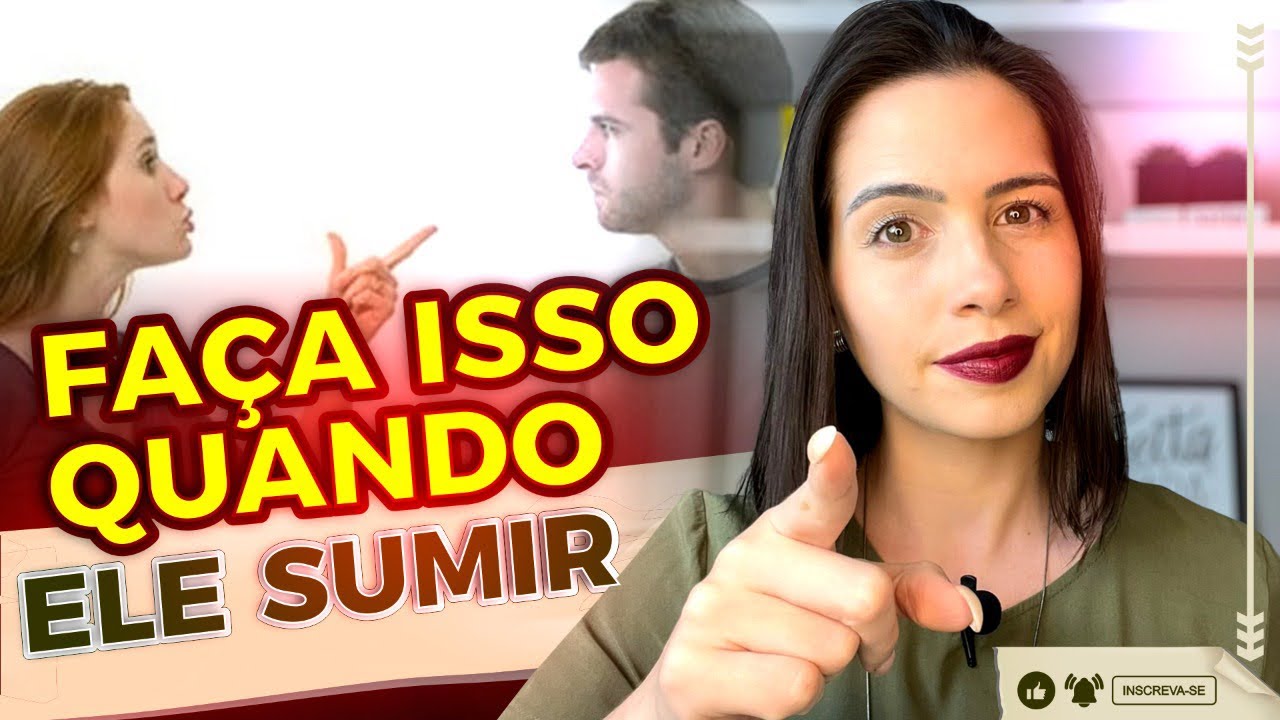 Faça isso quando ele sumir | Mylla Murta - Expert em Relacionamentos