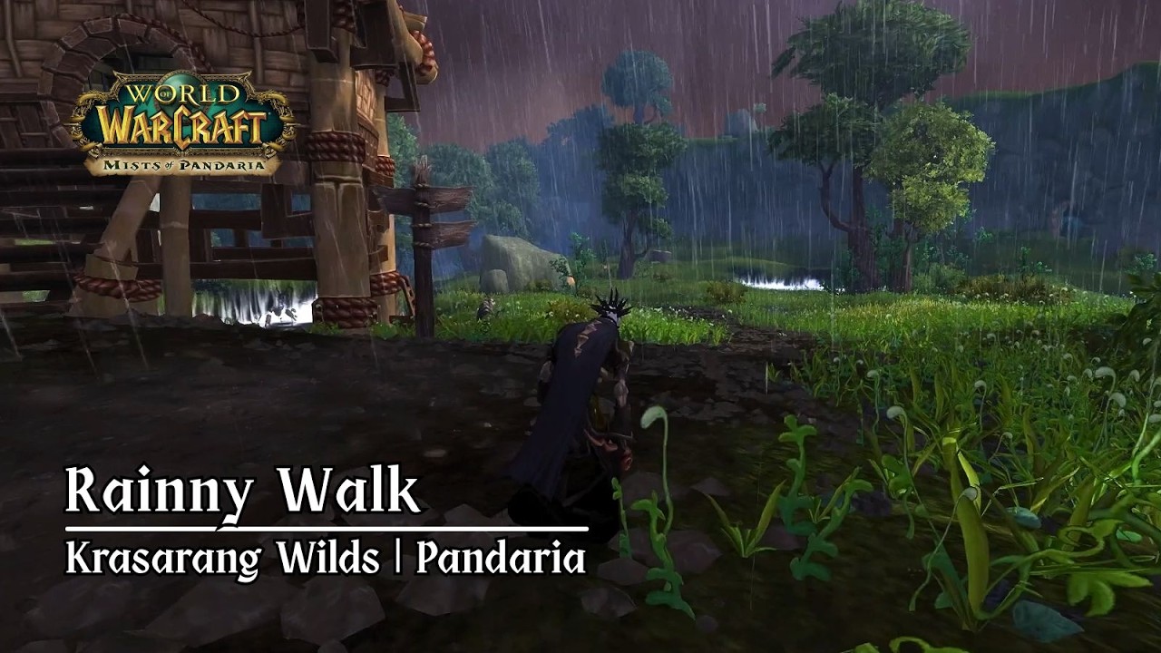 Rainny Walk: Krasarang Wilds | World of Warcraft Music & Ambience | Pandaria - Mists of Pandaria