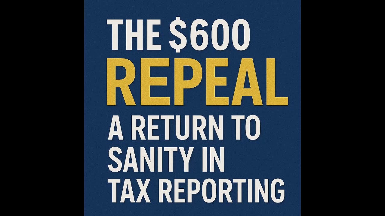 Why The IRS Finally Backed Off The $600 Rule