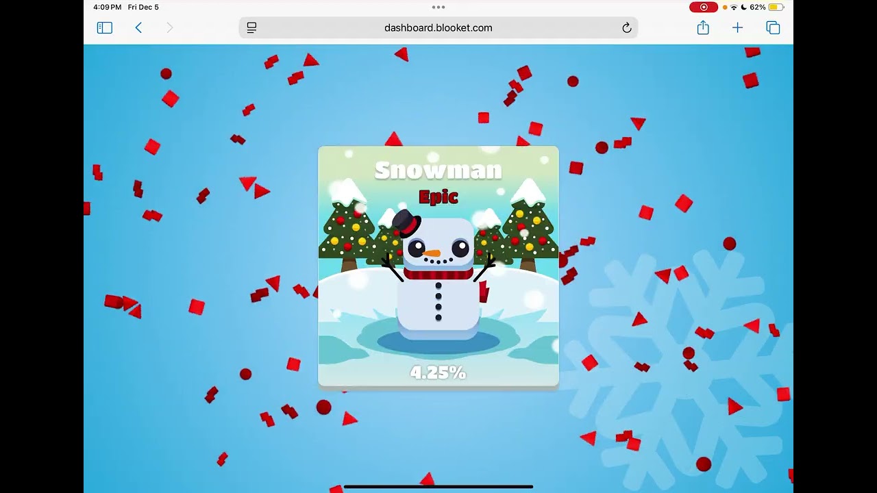 Opening the new blizzard pack I got the (Santa legendary)