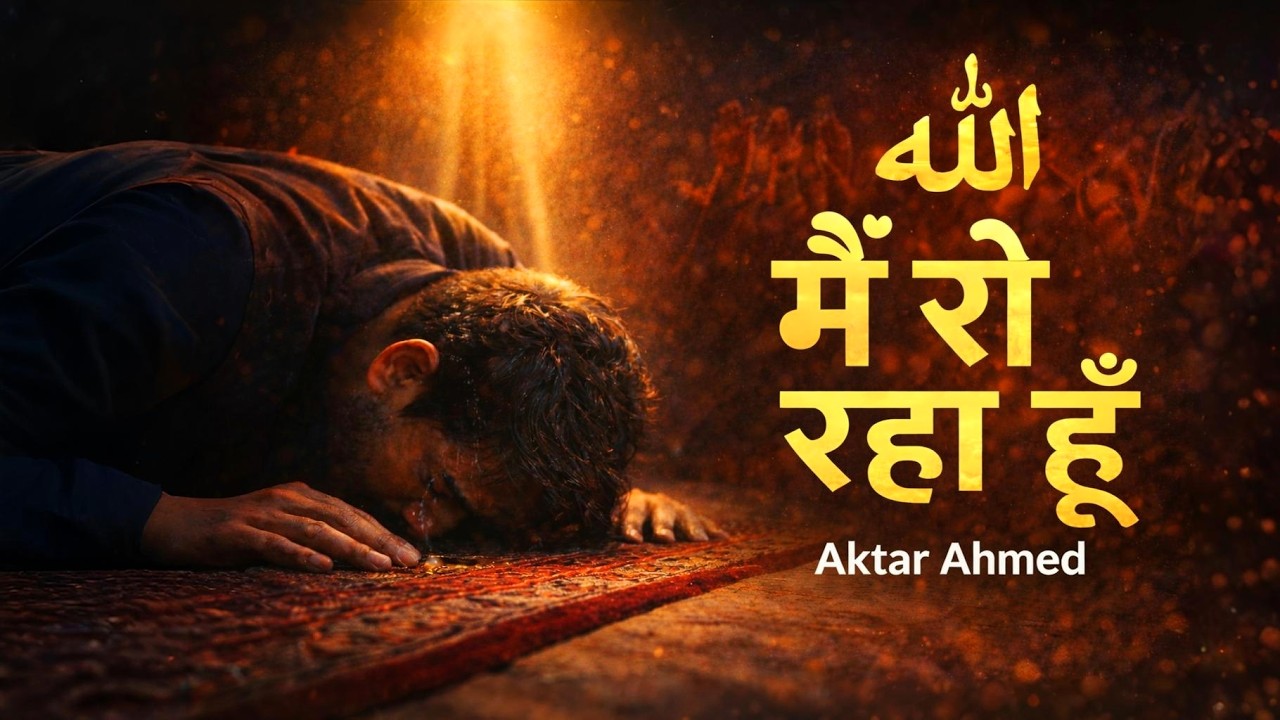 मैं रो रहा हूँ 💔 | Allah Sun Raha Hai | Emotional Sufi Song 2026 | Aktar Ahmed