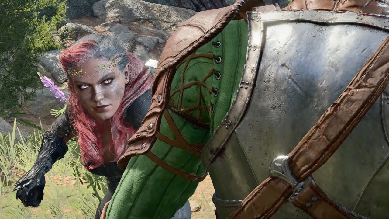 Get decked by a halfling, Aradin (BG3 - Druid Grove)