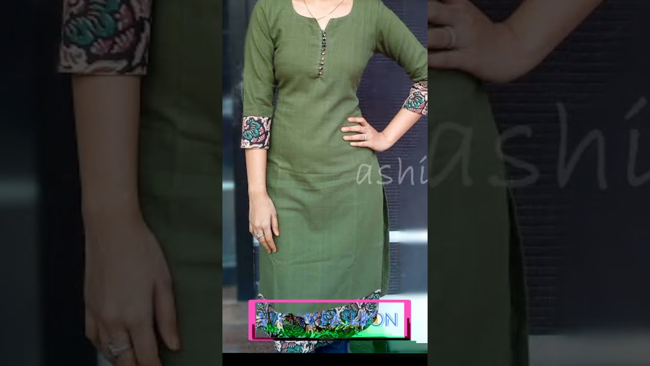 Churidar neck designs for cotton materials