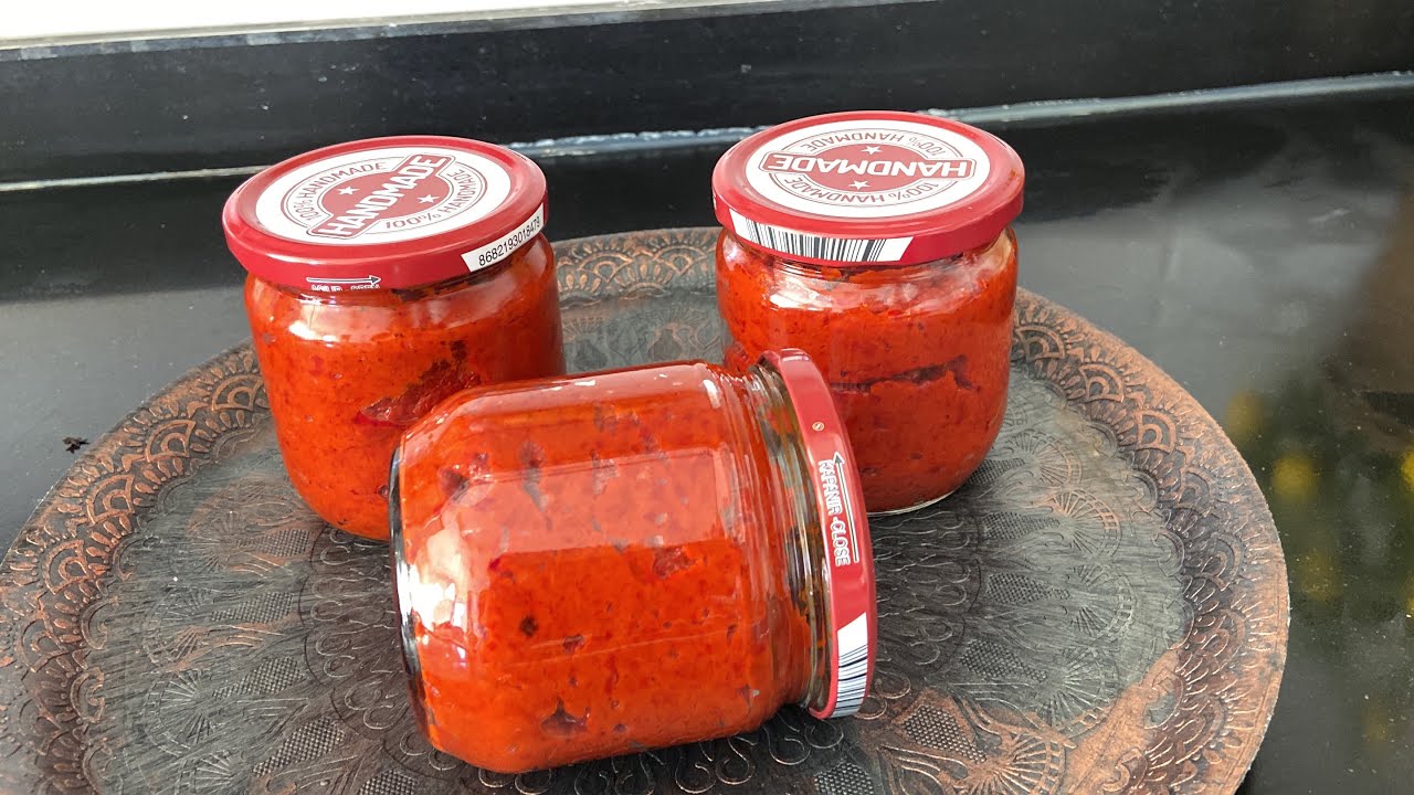 Gerçek Ajvar(AYVAR)Sos Tarifi💯Balkanlar’dan Gelen Şahane Sos Tarifi✋🏼Gmen Salçası Ajvar Sos Tarifi