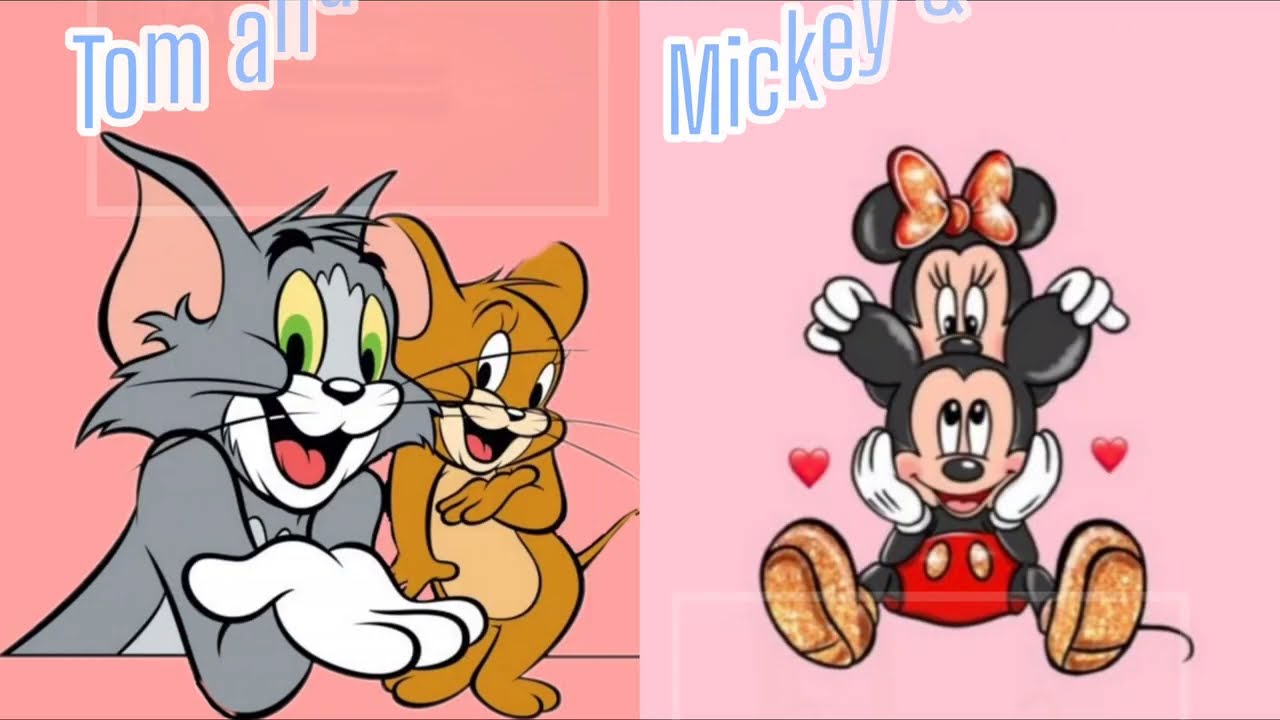 TOM & JERRY vs MICKEY & MINNIE MOUSE 🐭|| choose your favourite one 💞. || Ram's gifts 🎁🎁