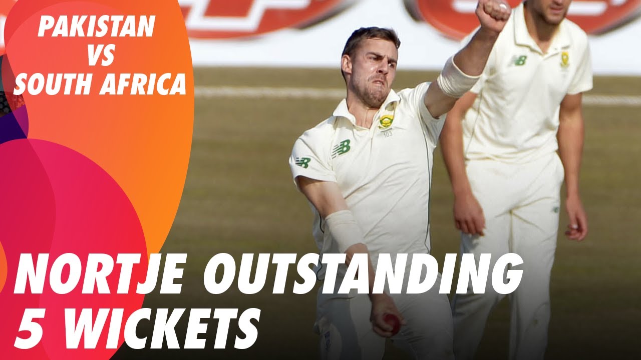 Anrich Nortje Outstanding 5 Wickets | Pakistan vs South Africa | 2nd Test Day 2 | ME2E