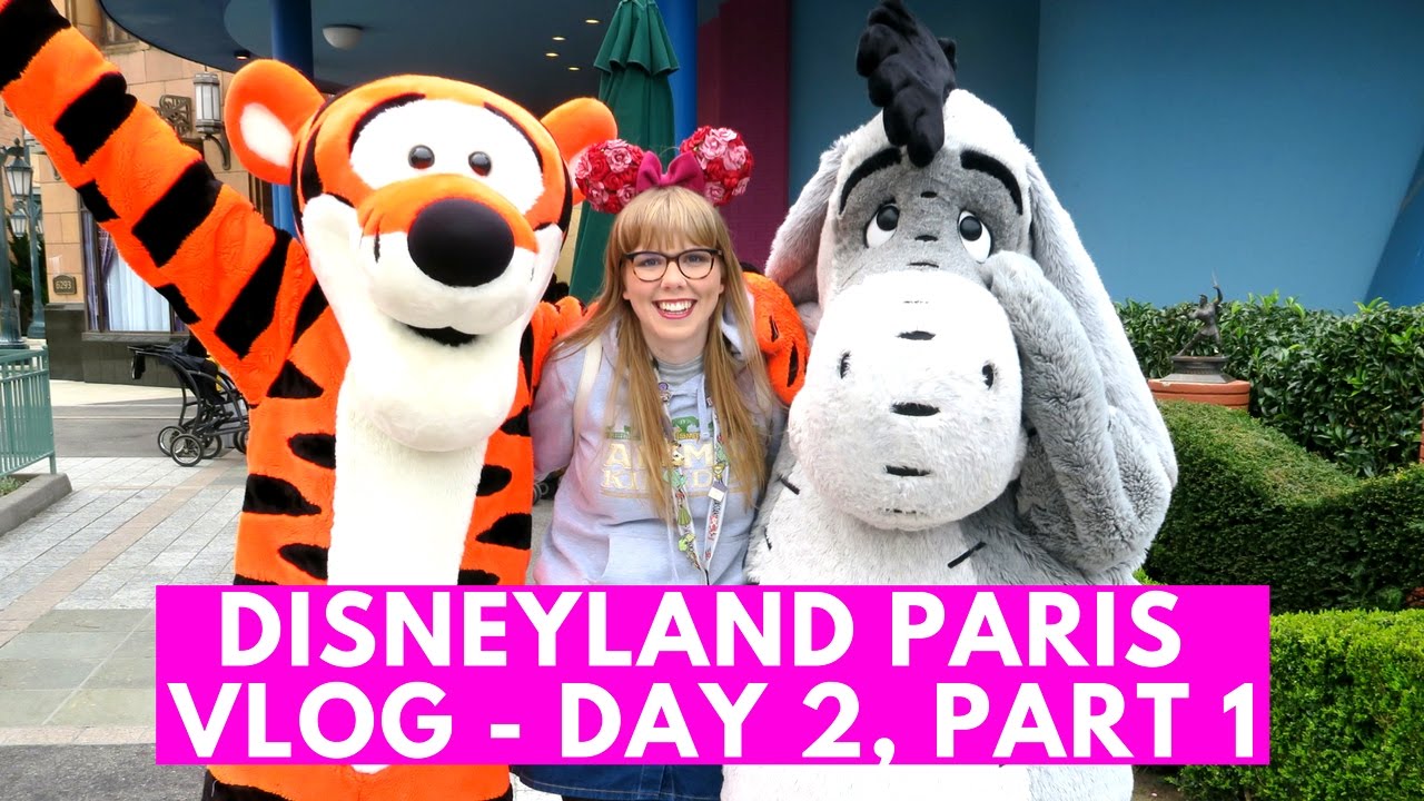 DISNEYLAND PARIS 25th ANNIVERSARY VLOG | Meeting Eeyore and Tigger! | Day 2, Part 1