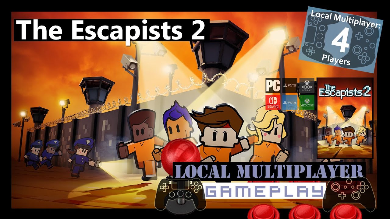 The Escapists 2 (Series X [4K]) 4 Player Co Op Local Multiplayer - Gameplay