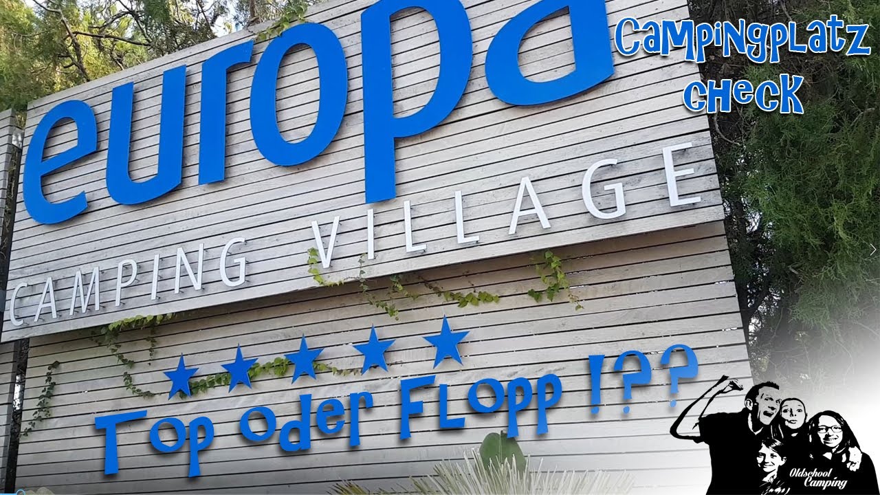 Europa Camping Village, Cavalino Italien. Der Oldschool Campingplatz Besuch/Check