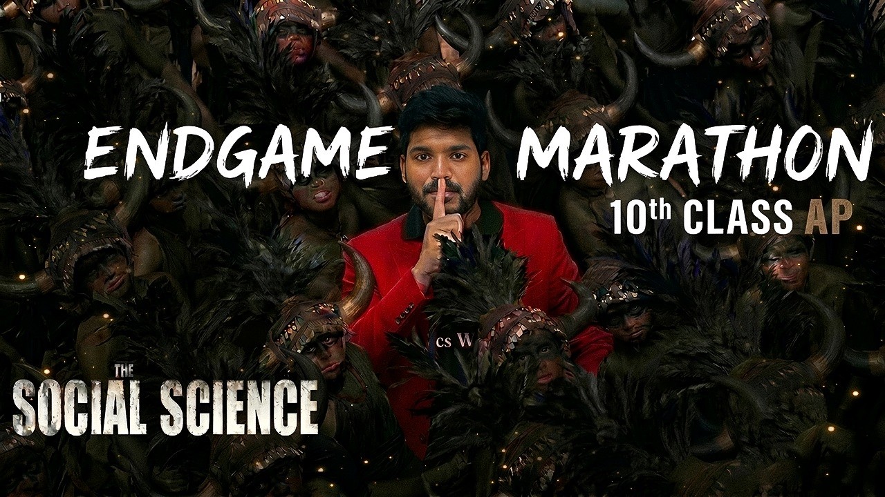 End Game Marathon | 10th Class Social Science | Most Important Questions for Board Exam