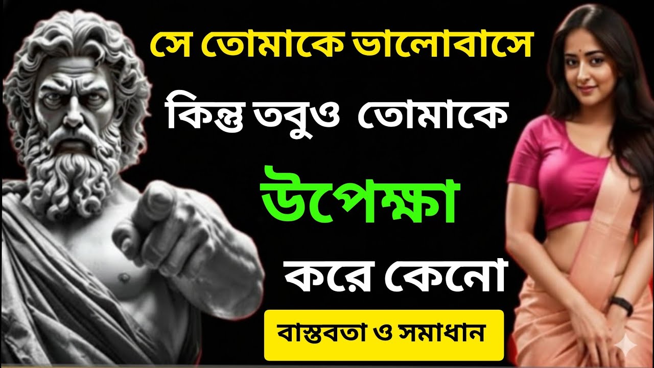 সে তোমাকে ভালোবাসে - কিন্তু তবুও তোমাকে উপেক্ষা করে  কেনো  ?  বাস্তবতা ও সমাধান। Dark Stoic Bangla 