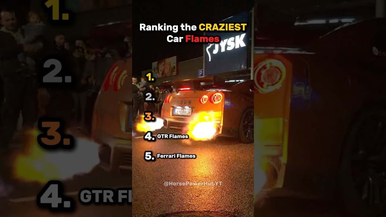 Ranking the CRAZIEST Car Flames
