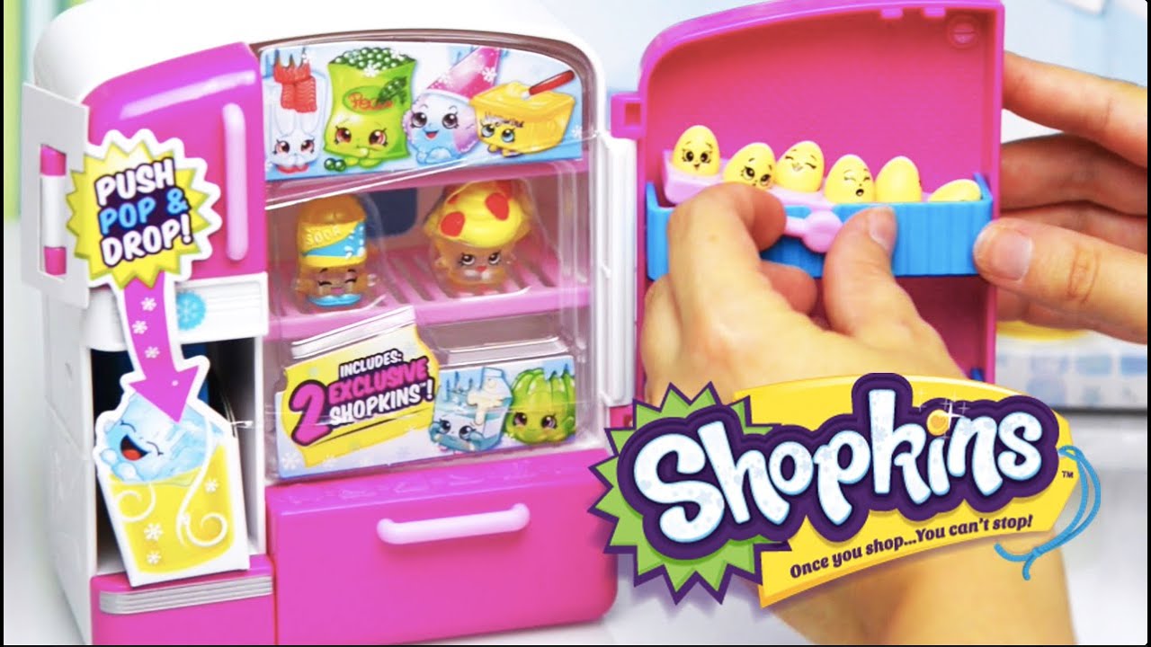 Shopkins So Cool Fridge Playset Season 2 Unboxing and Review - Kids Toys