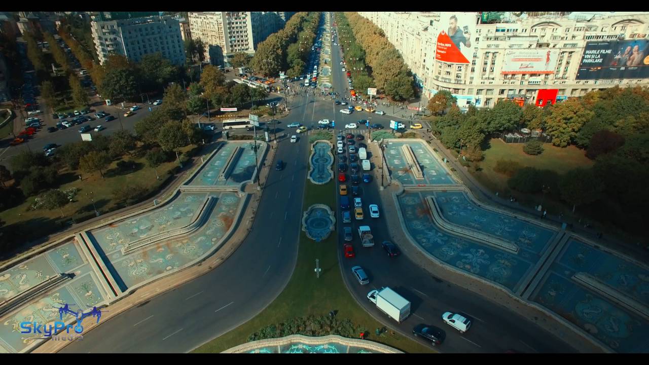 Piata Unirii - Bucharest by Drone