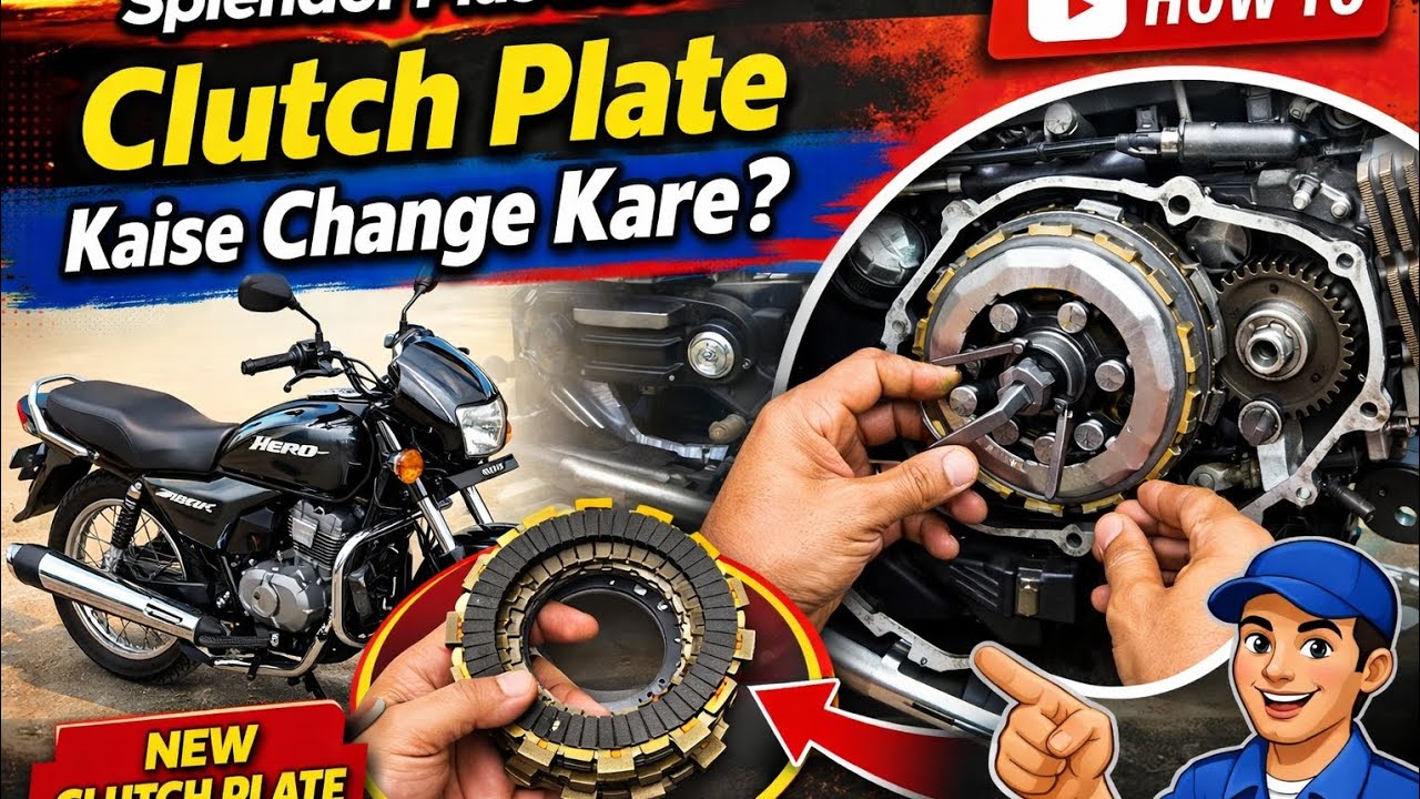 Splendor bs6 xtec medel clutch plate change ?? ( Sabse asan tarika #viralvideo #viral #positivevibes