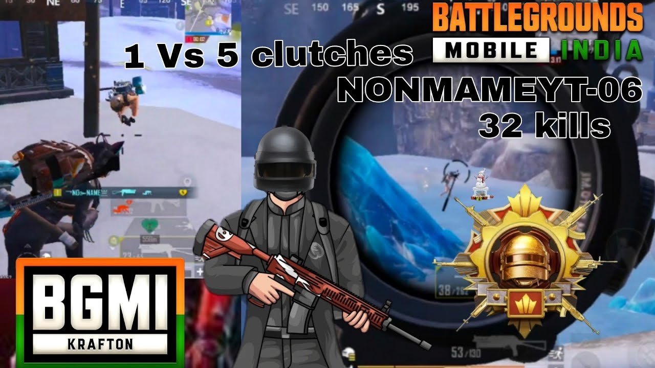 😱 BGIM Erangal Map 32 Kills 1 Vs 5 Clutches 😱 