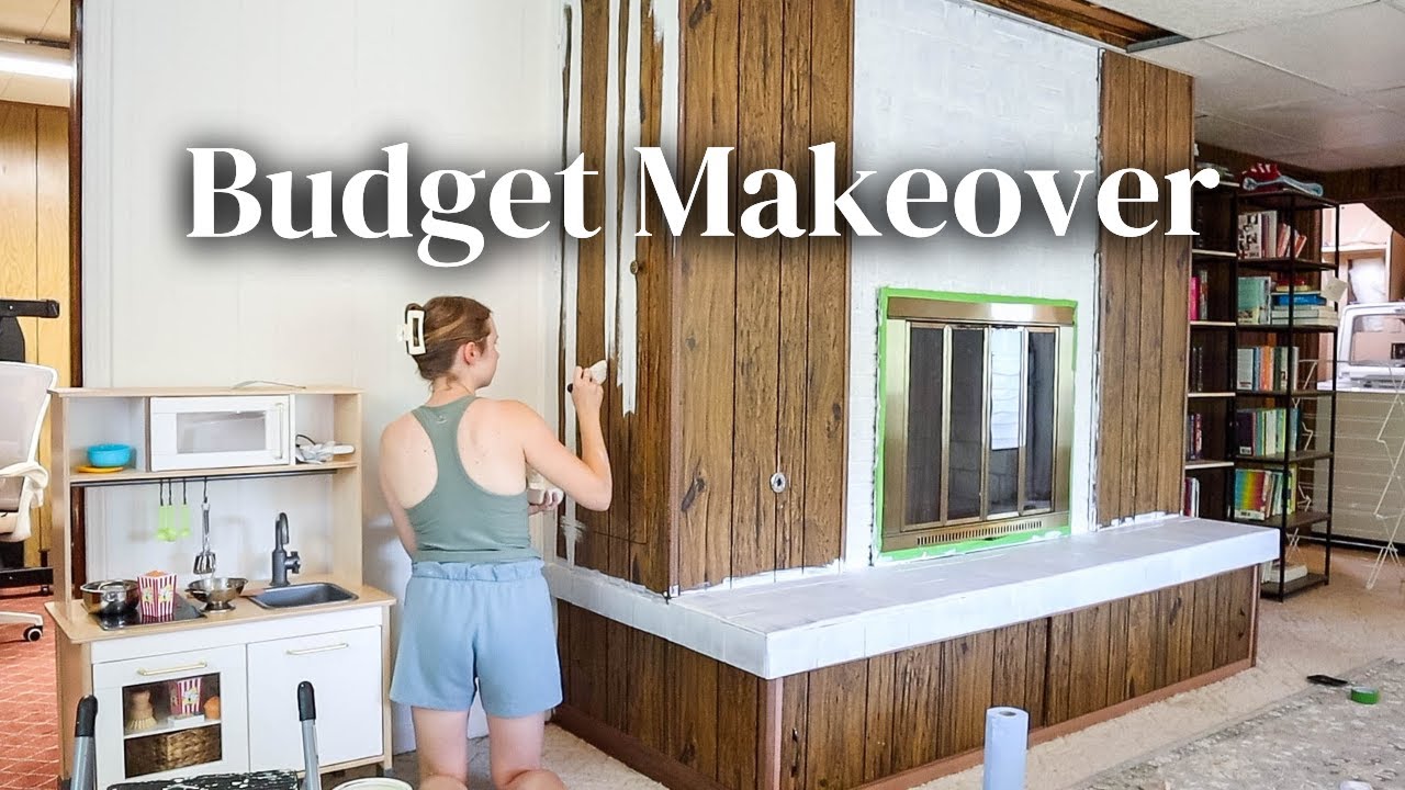 BUDGET DIY LIVING ROOM MAKEOVER | masking all my problems with paint & decluttering everything