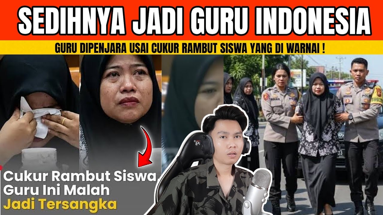 MIRIS ! GAJI 400 RIBU , GURU INI MASUK P3NJARA  KARENA POTONG RAMBUT MURID ! 
