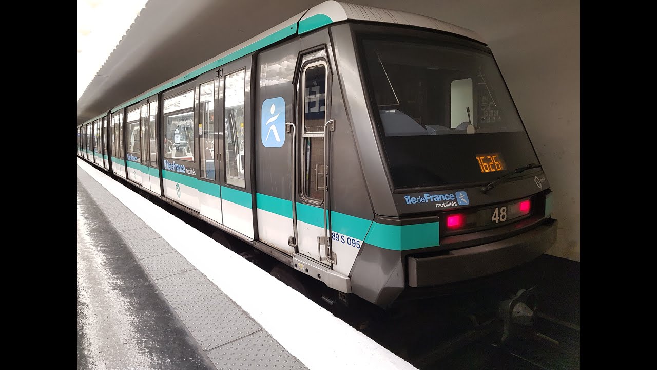 Métro Ligne 6🚈MP89CC RATP x IDFM : Charles de Gaulle - Étoile➡️Nation