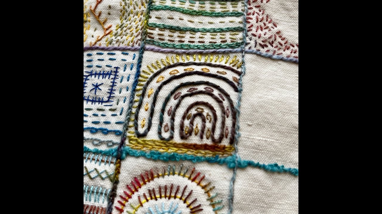 29th January 2026 daily stitching - using thick threads