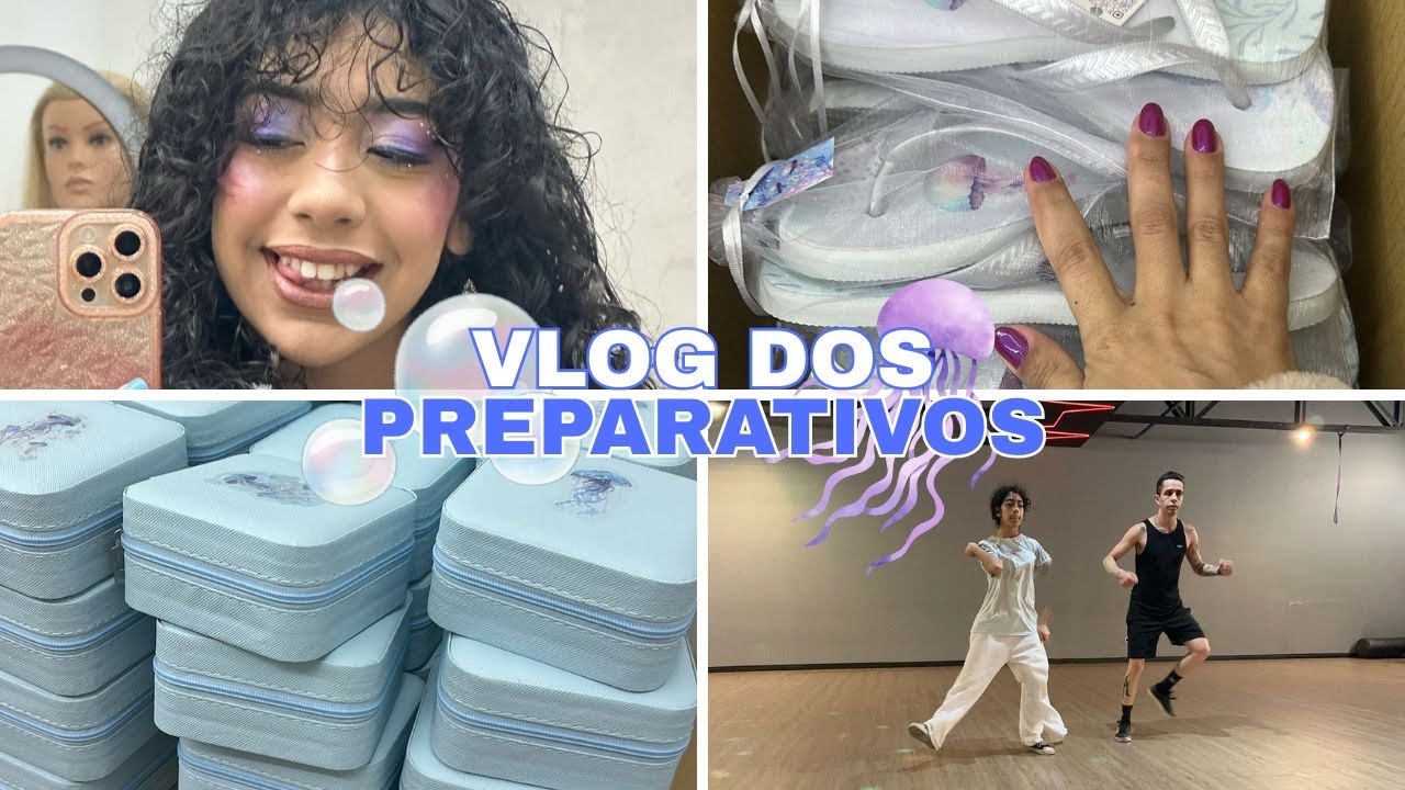 VLOG DOS PREPARATIVOS DA FESTA DE 15 ANOS DA JÚLIA 🪼