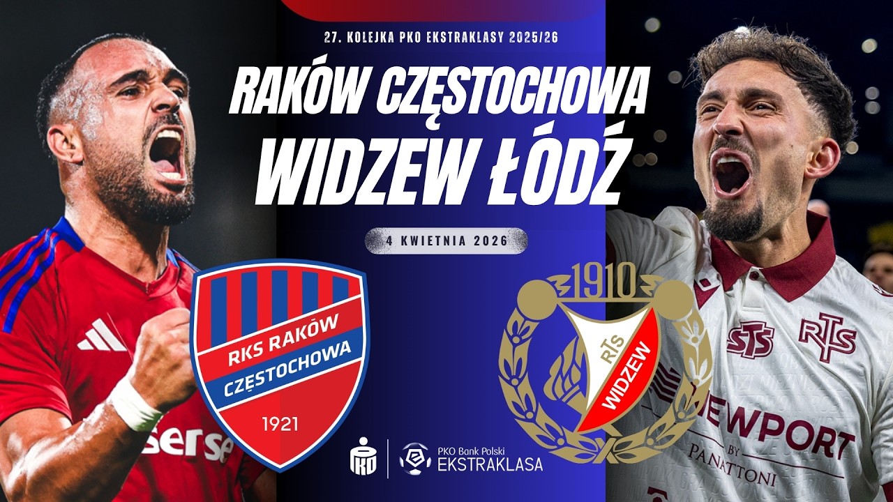 RAK&Oacute;W CZĘSTOCHOWA 0-1 WIDZEW Ł&Oacute;DŹ | 27. KOLEJKA EKSTRAKLASY 2025/26 | RELACJA NA ŻYWO KOMENTARZ