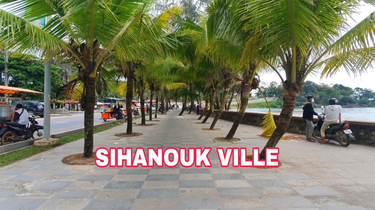 Sihanoukville 2022 | 4K Walking OH CHOER TEAL Beach | Cambodia Tour