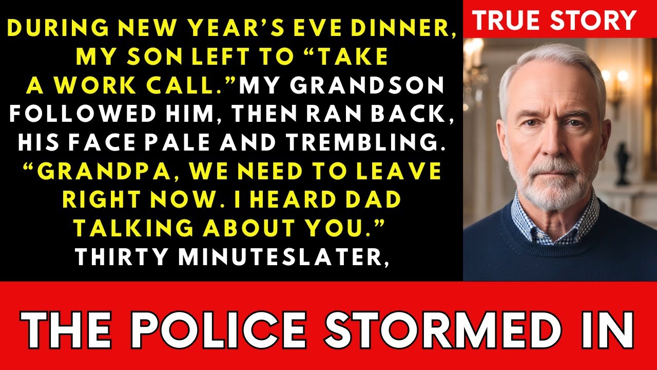 On New Year’s Eve, My Son Left To Take A “Call.” My Grandson Followed Him And Ran Back Shaking…