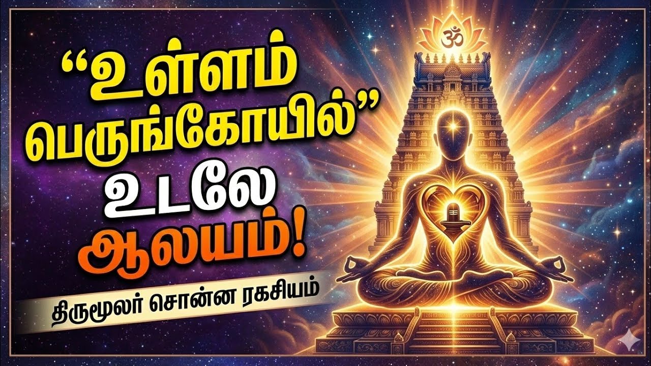 🧘🏻உடலே ஆலயம் – திருமூலர் சொல்லிய வாழ்க்கை மாற்றும் ரகசியம் | #சிந்தித்துப்பார்