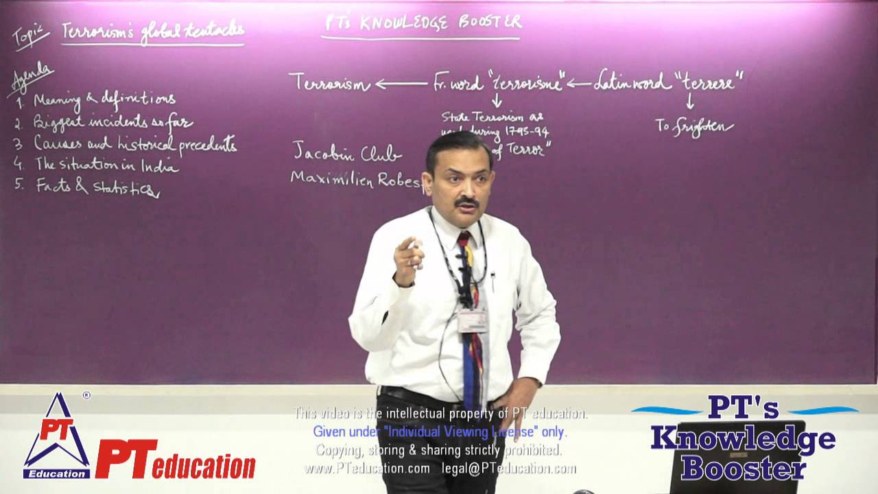 Terrorism's global tentacles - full session of 2.5 hrs - Sandeep Manudhane sir
