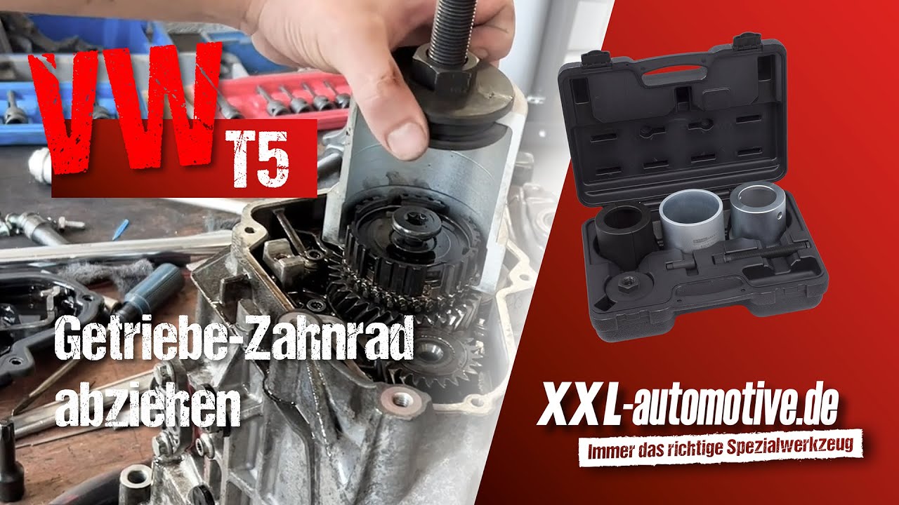 VW T5 – Zahnrad im Getriebe abziehen