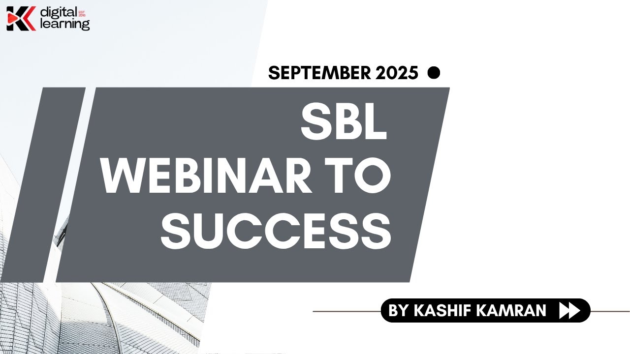 SBL Sep 2025 webinar to success