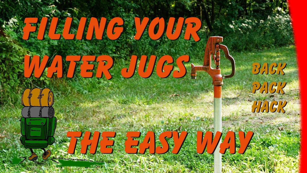 Filling Your Water Jugs The Easy Way