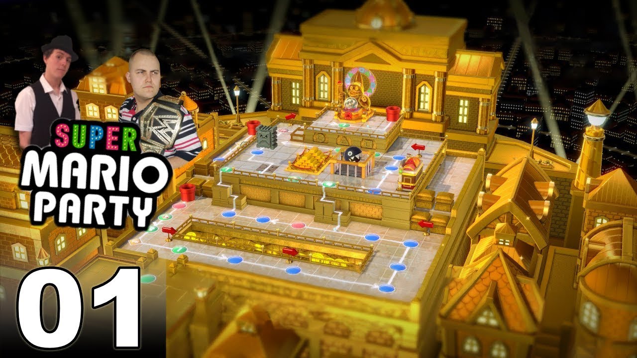 Kamek's Tower - Let's play Super Mario Party Part 1