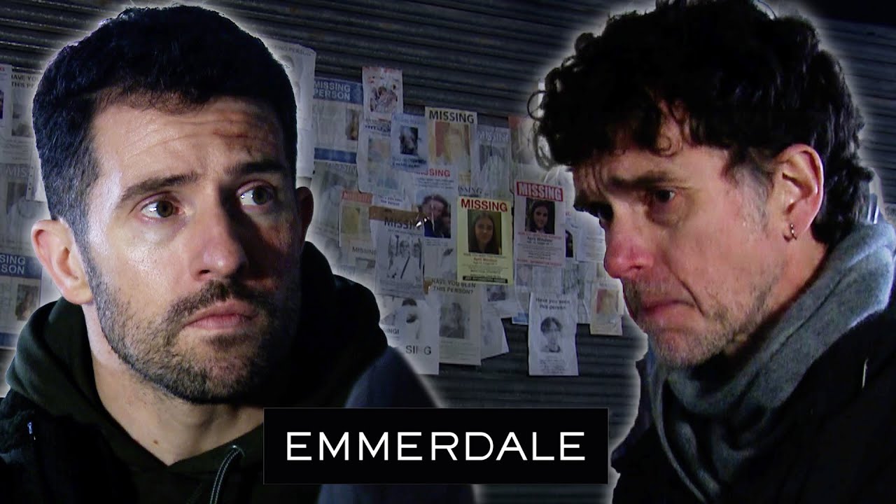 Marlon And Ross Bond Over Missing April | Emmerdale