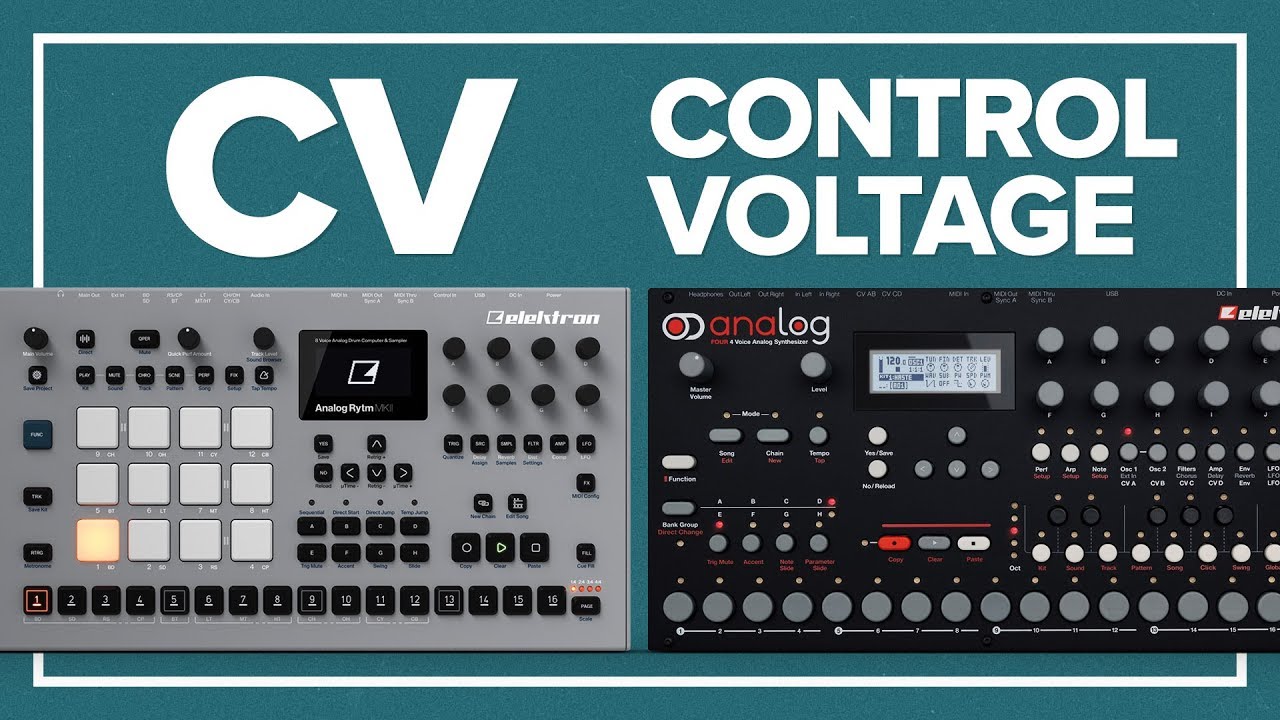 Elektron Analog Rytm MK2 - Steuern über CV (Control Voltage)