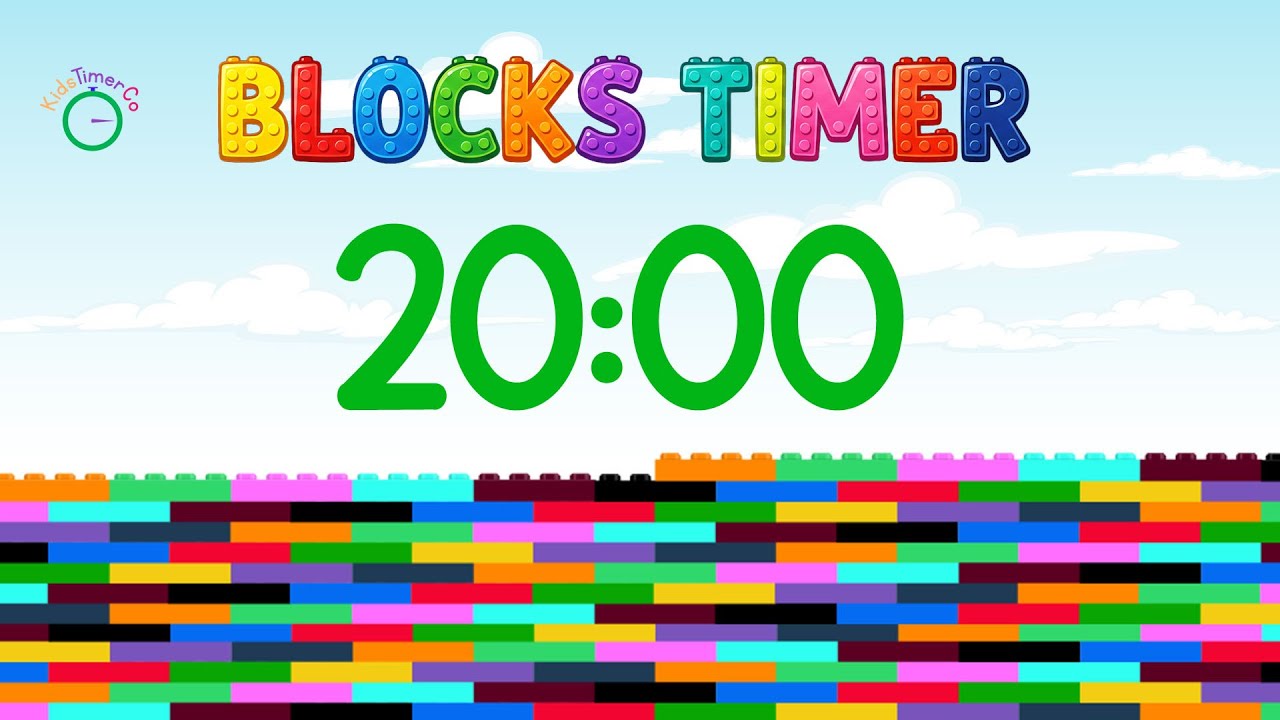 20 Minute Blocks Timer - Kids Visual Timer