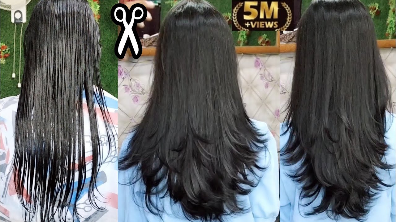 Step Cut For Medium Hair || step by step || cutting || Haircut || @pratibhabeautyparlour